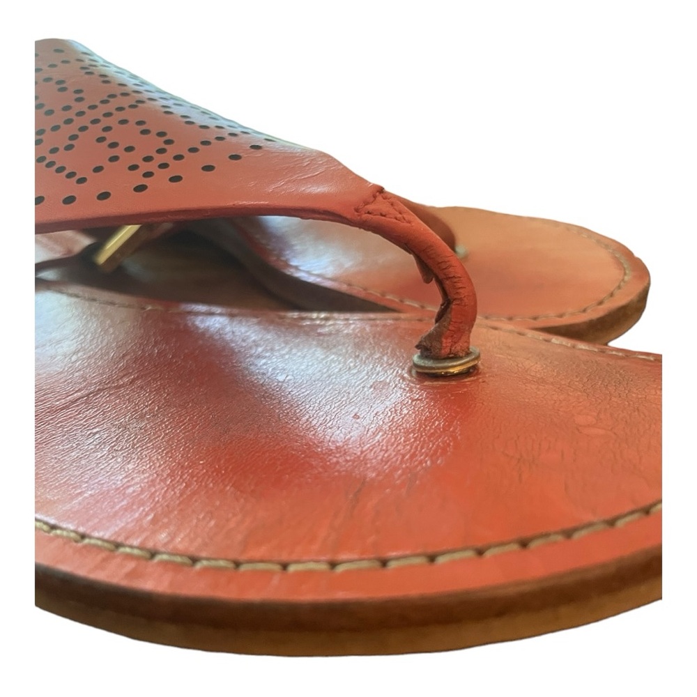 Tory Burch Women Carpi Preferred Logo
Leather Thong Sandals Size 8 - Picture 9 of 9